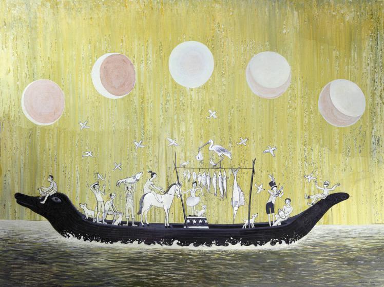 Sin título • Serie: Las cartas a Katherine • Acrílico/tela • 160x120cms.
